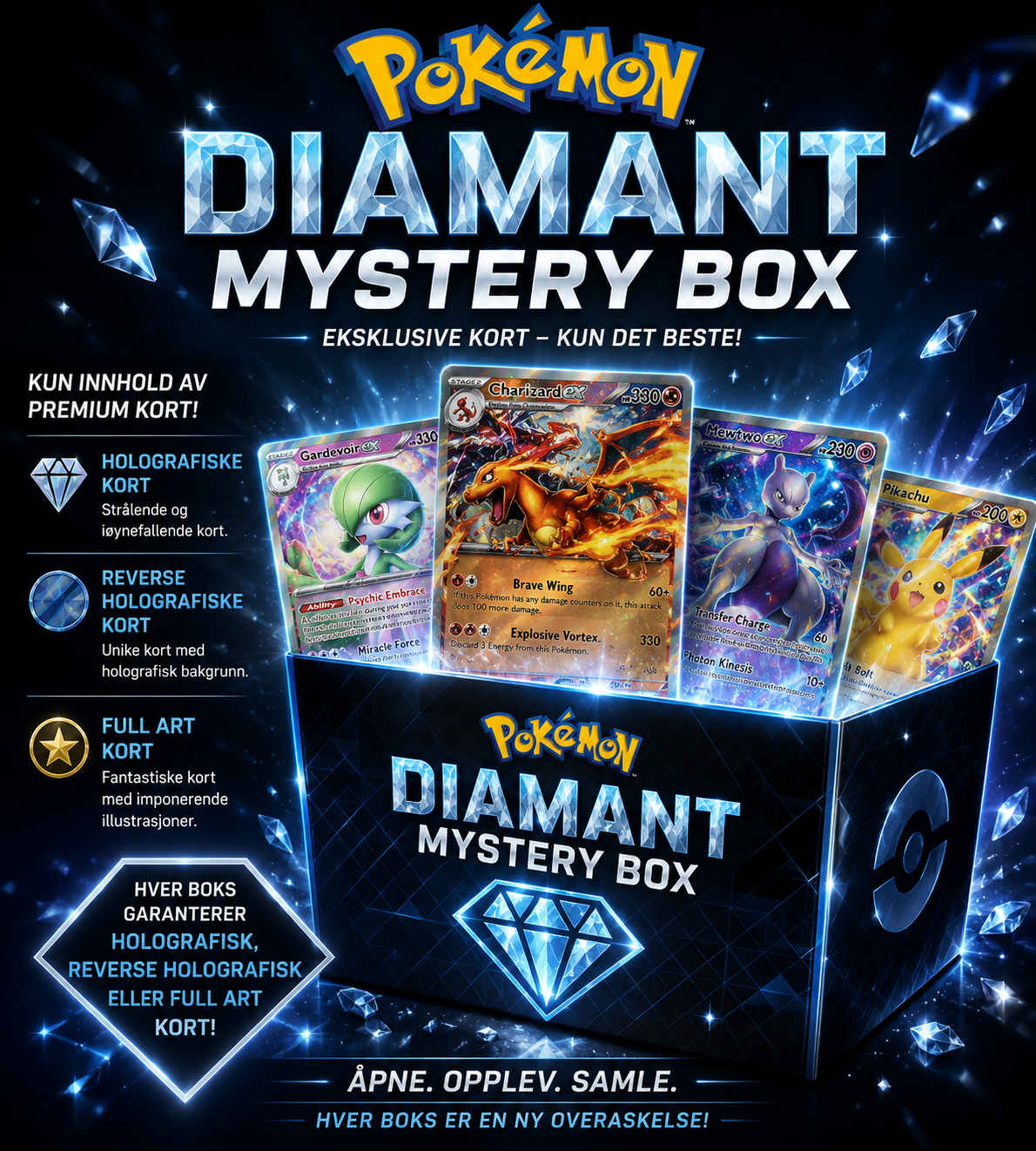 Pokémon Diamant Mystery Box 10 kort